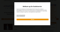 Desktop Screenshot of destadskoerier.nl