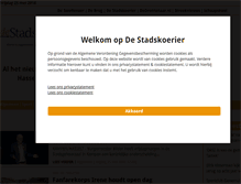 Tablet Screenshot of destadskoerier.nl